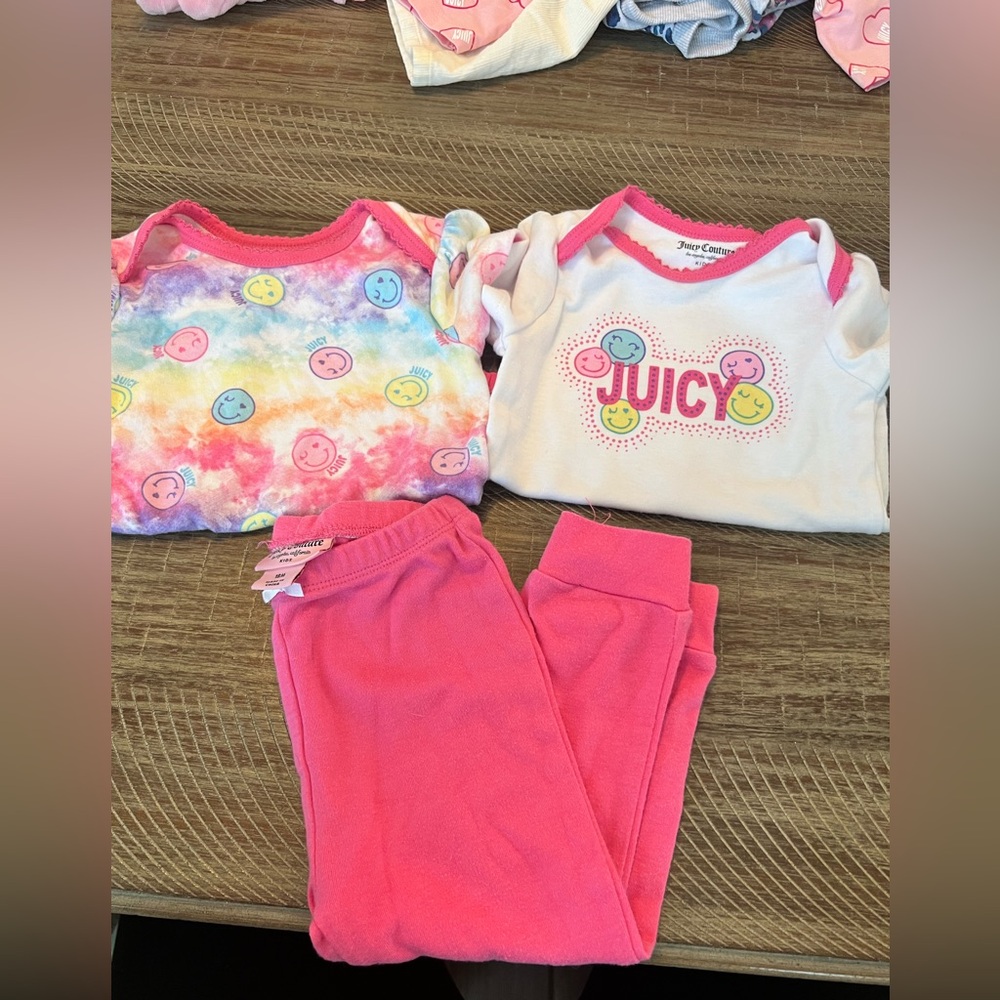 Juicy couture 3 piece set babygirl 18month